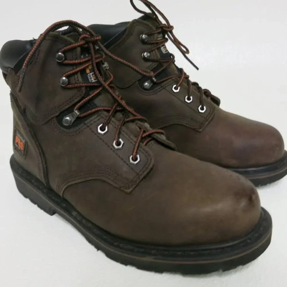 Timberland Pro 24/7 Steel Toe Oil Tanned Leather Boots Industrial Footwera 8.5 W